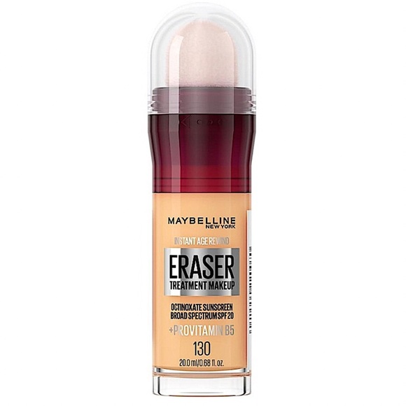 3/$10 Maybelline 130 Buff Beige Instant Age Rewind Eraser Treatment Foundation - Picture 1 of 3